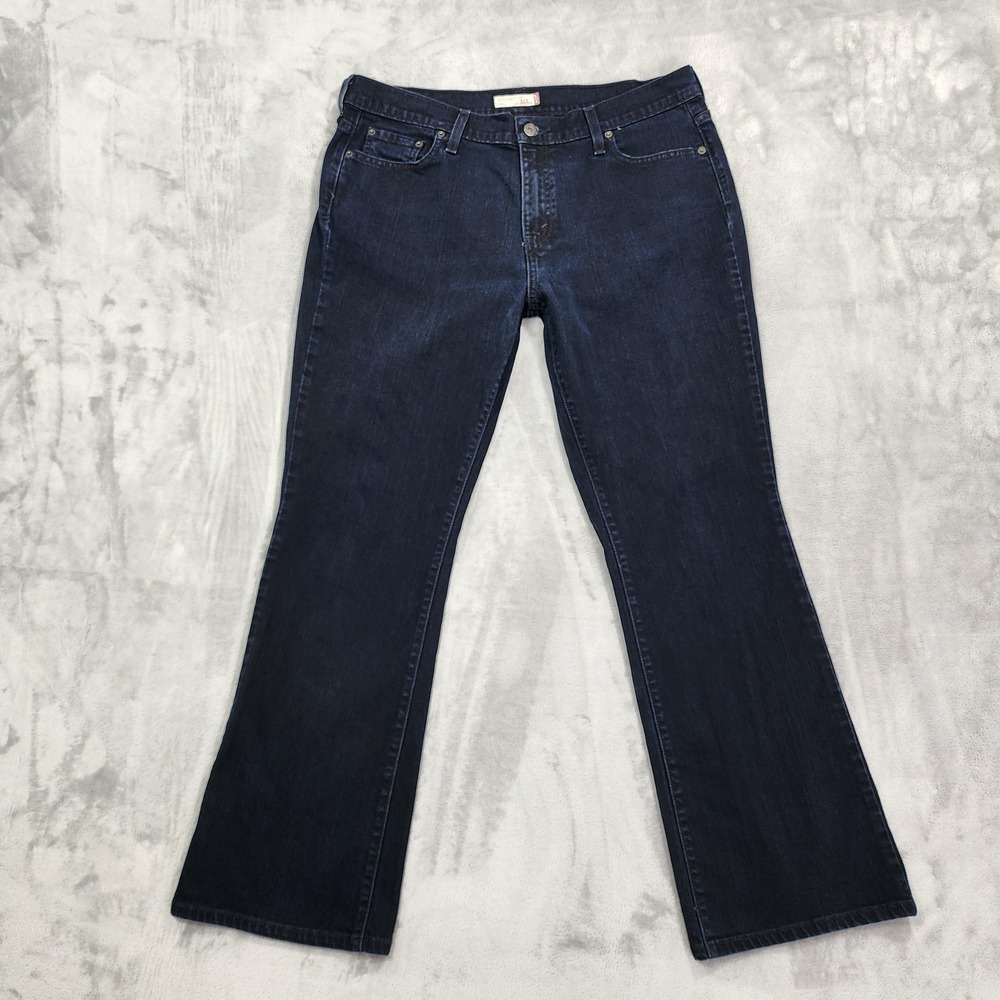 Vintage Y2K Levi's Jeans Womens 16 Black 515 Bootcut Mid Rise Classic‎ Stretch